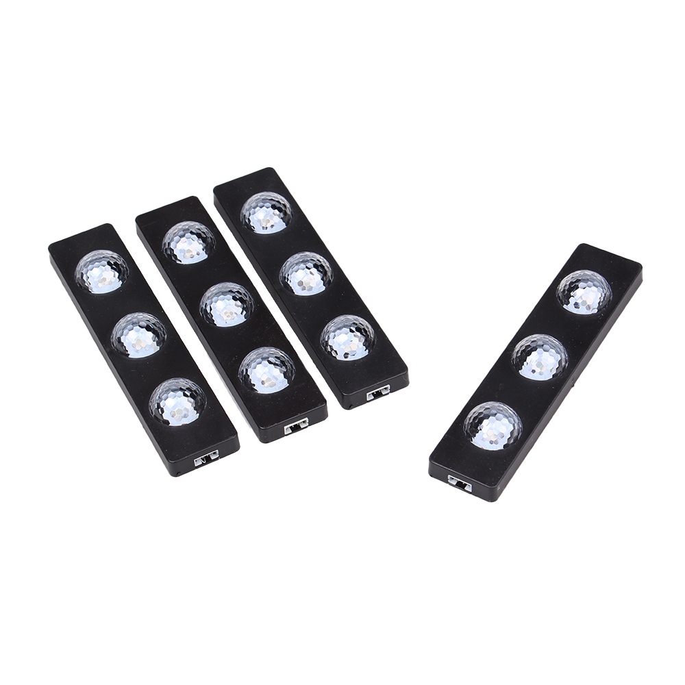 LED osvětlení interiéru auta s dálkovým ovládáním - náhľad 2