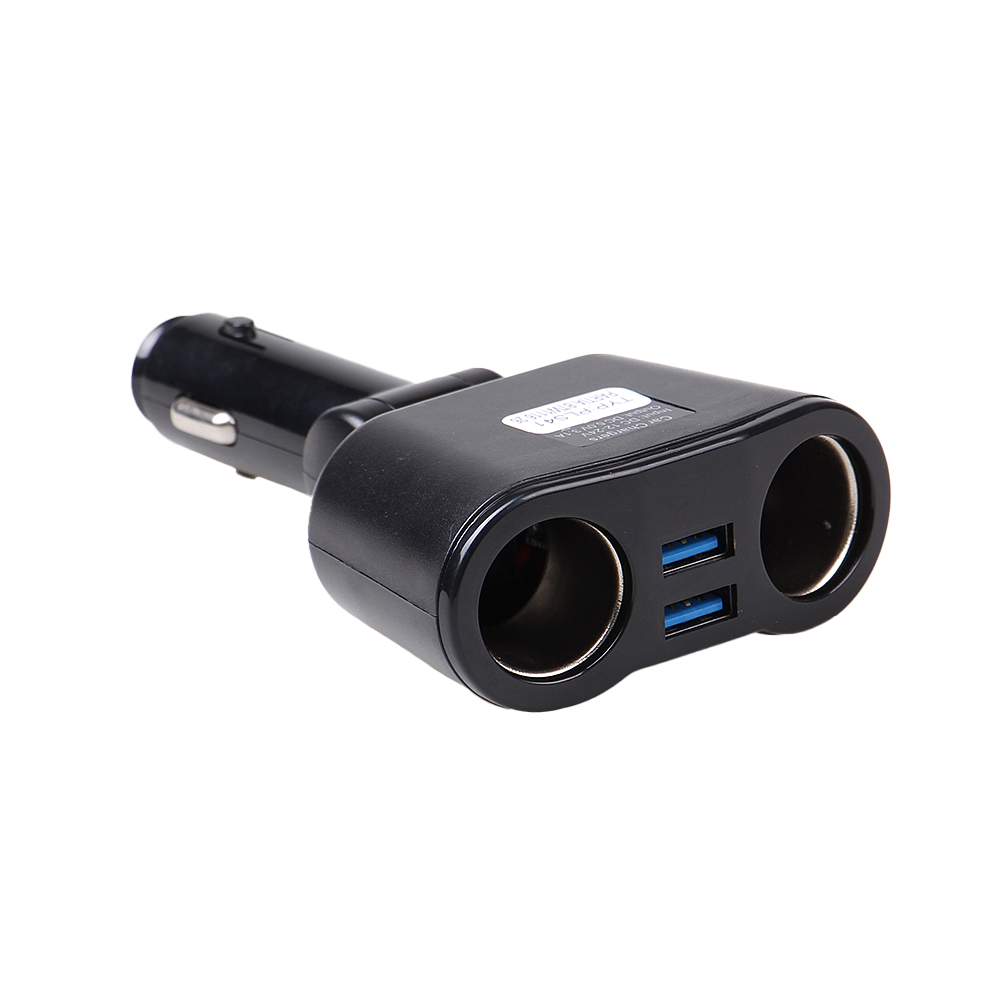Rozbočka do autozapalovače 2×USB+2×CL - náhľad 2