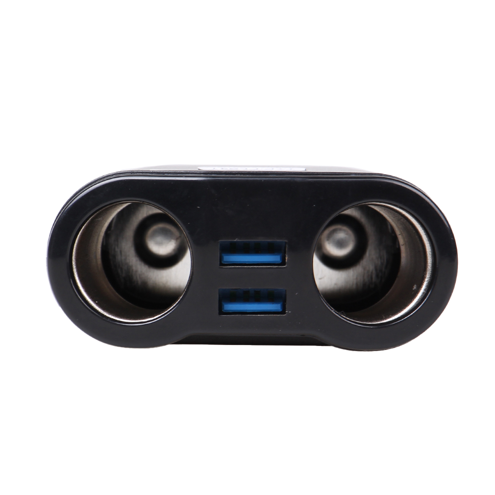 Rozbočka do autozapalovače 2×USB+2×CL - náhľad 3