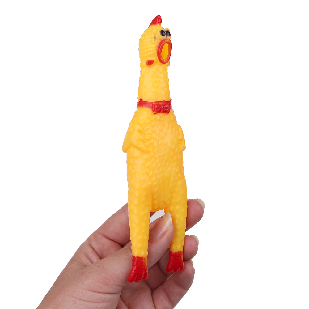 Pískací hračka pro psy – žlutá kachna - náhľad 3