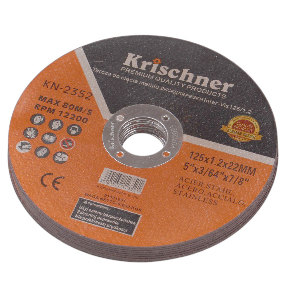Řezný kotouč na ocel 125 x 1,2 x 22,2 mm - náhľad 1