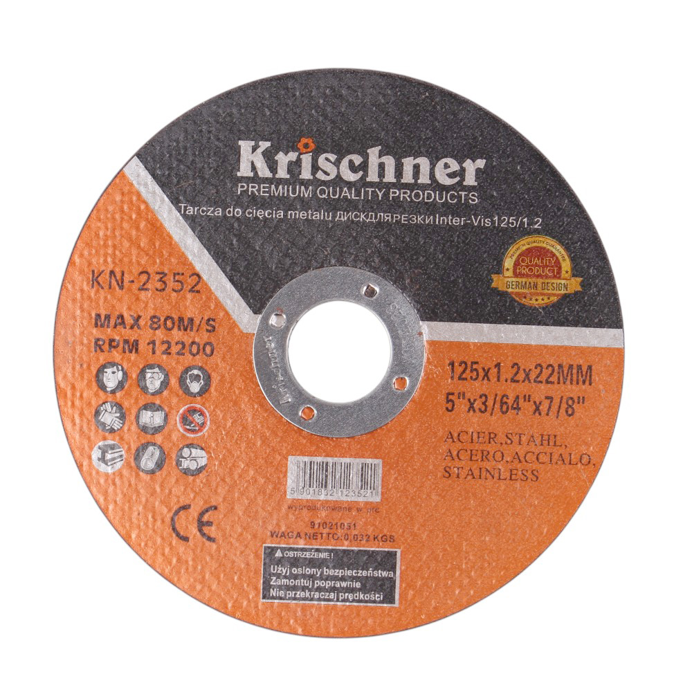 Řezný kotouč na ocel 125 x 1,2 x 22,2 mm - náhľad 3