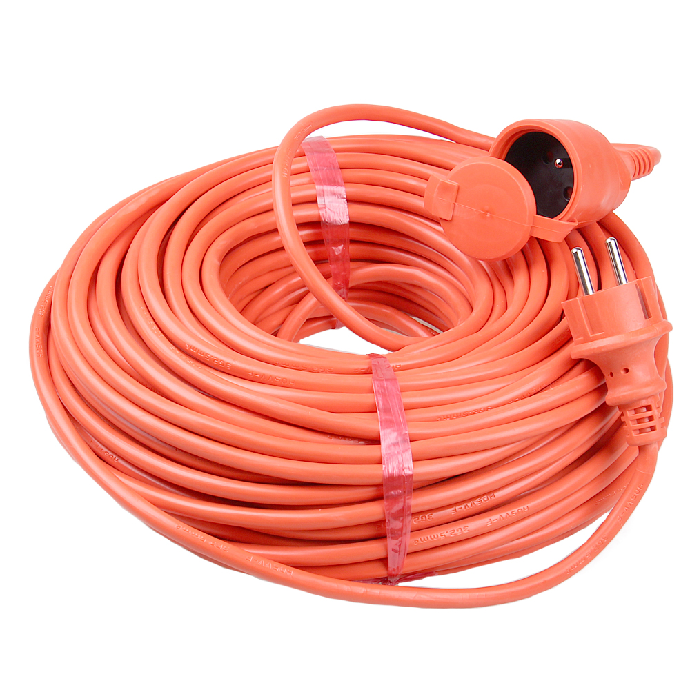 Prodlužovací kabel 50 m oranžový 2,5 mm - náhľad 1