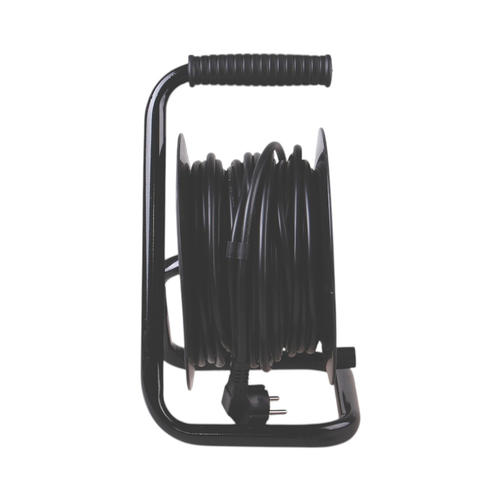 Prodlužovací kabel na bubnu 25 m černý 2,5mm - náhľad 3