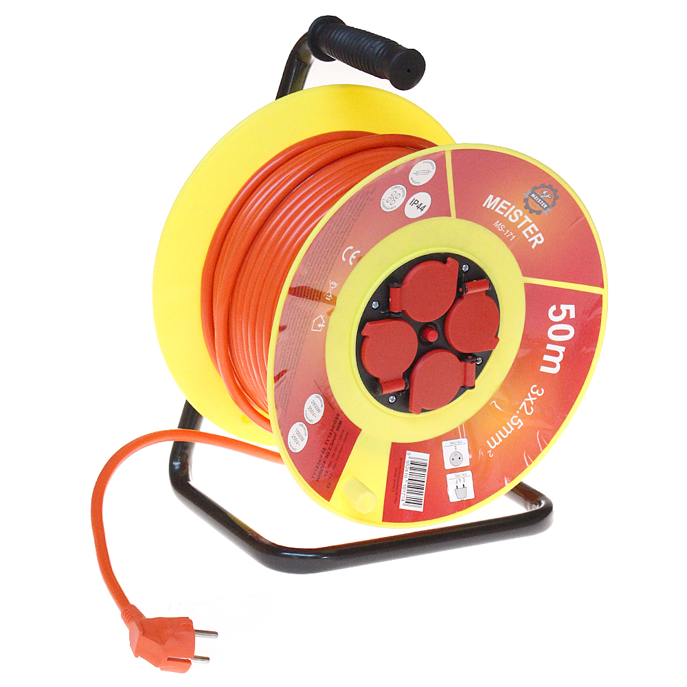 Prodlužovací kabel na bubnu 50 m KR-1531 - náhľad 1