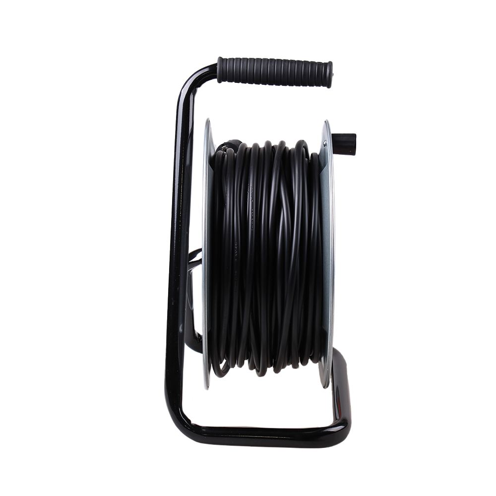 Prodlužovací kabel na bubnu 50m šedý 2,5mm² KR-1553 - náhľad 3