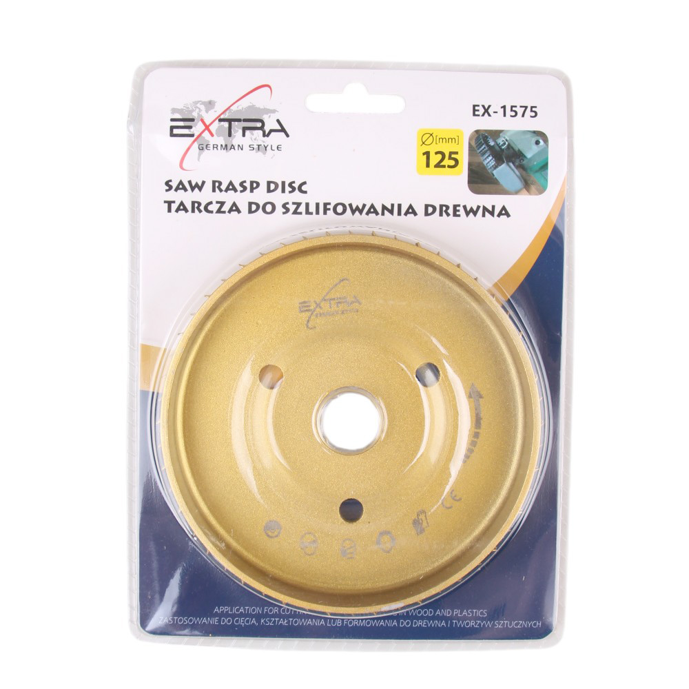 Rašplový kotouč na dřevo 125 mm EX-1575 - náhľad 1