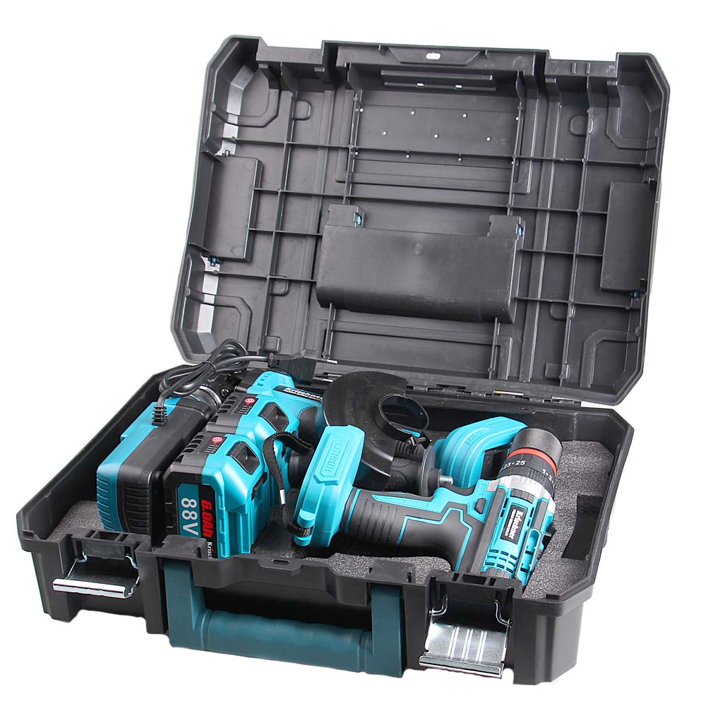 Sada nářadí úhlová bruska a příklepová vrtačka KR-9959 - náhľad 2