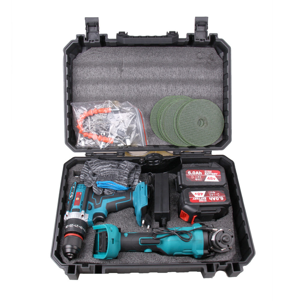 Sada nářadí úhlová bruska a příklepová vrtačka SR-911 - náhľad 3