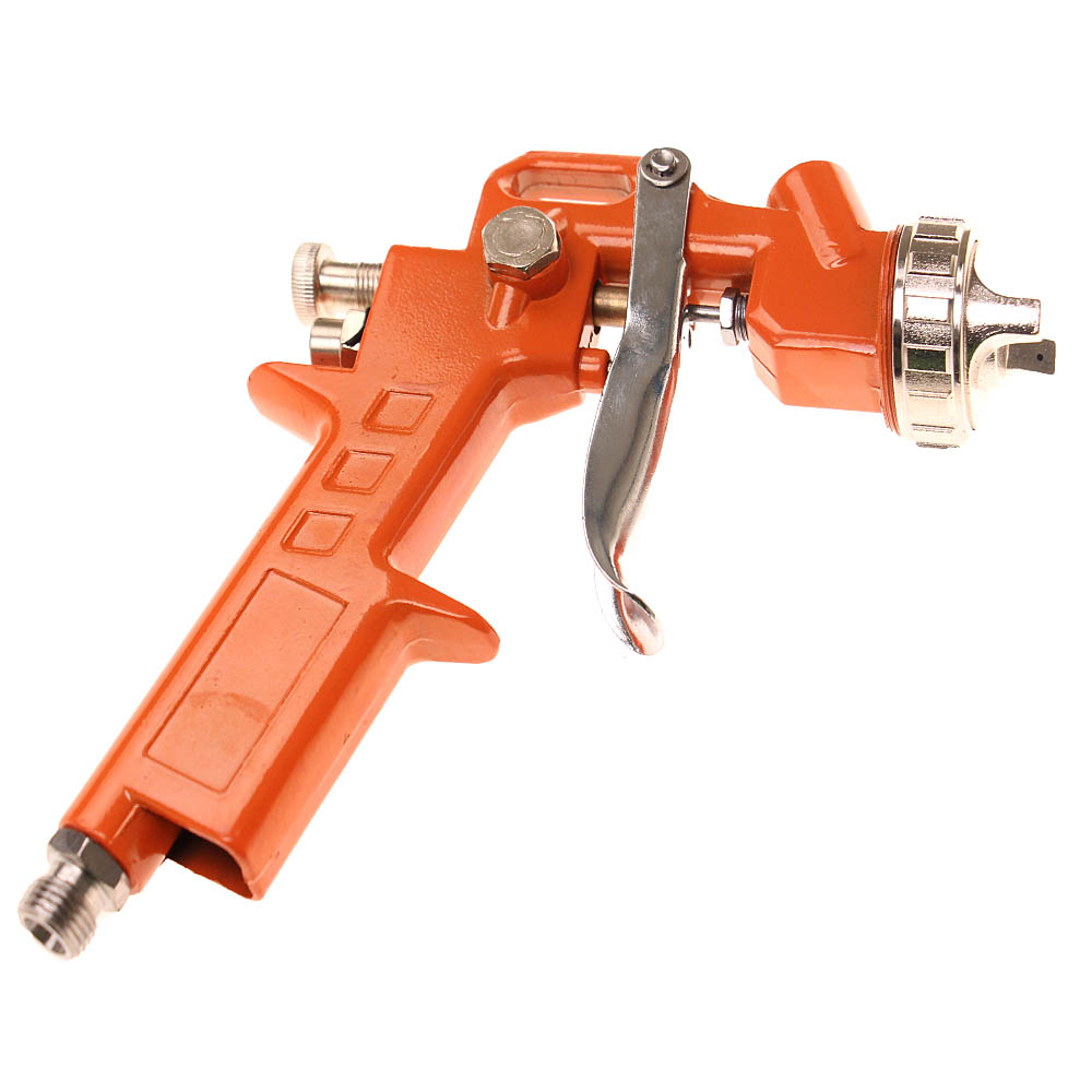 Stříkací vzduchová pistole s horní nádobkou 500ml oranžová - náhľad 1
