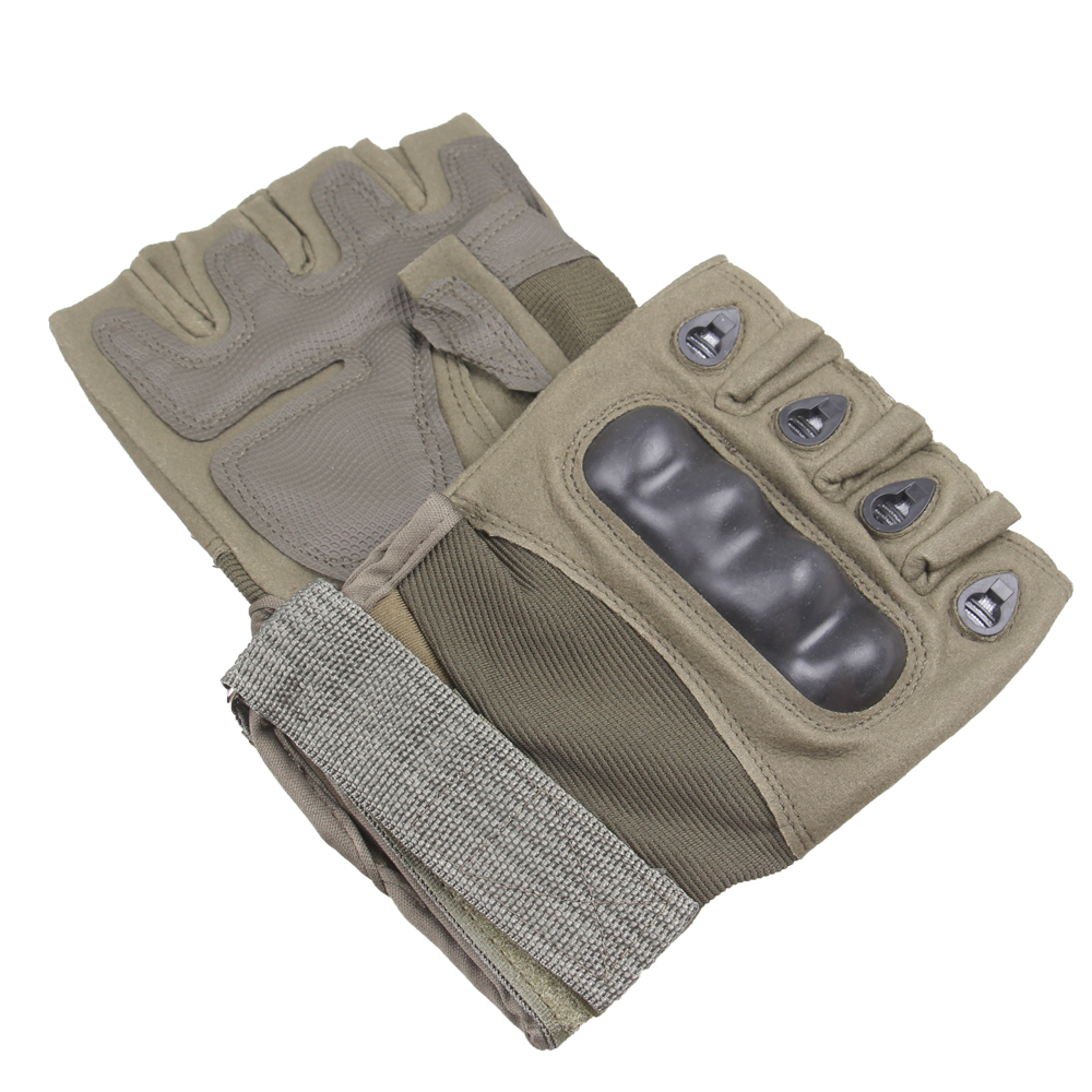 Taktické rukavice khaki vel.L - náhľad 2
