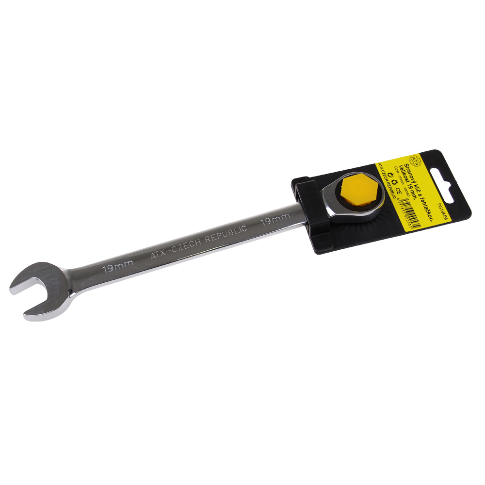 Stranový klíč s řehtačkou 19 mm - náhľad 4