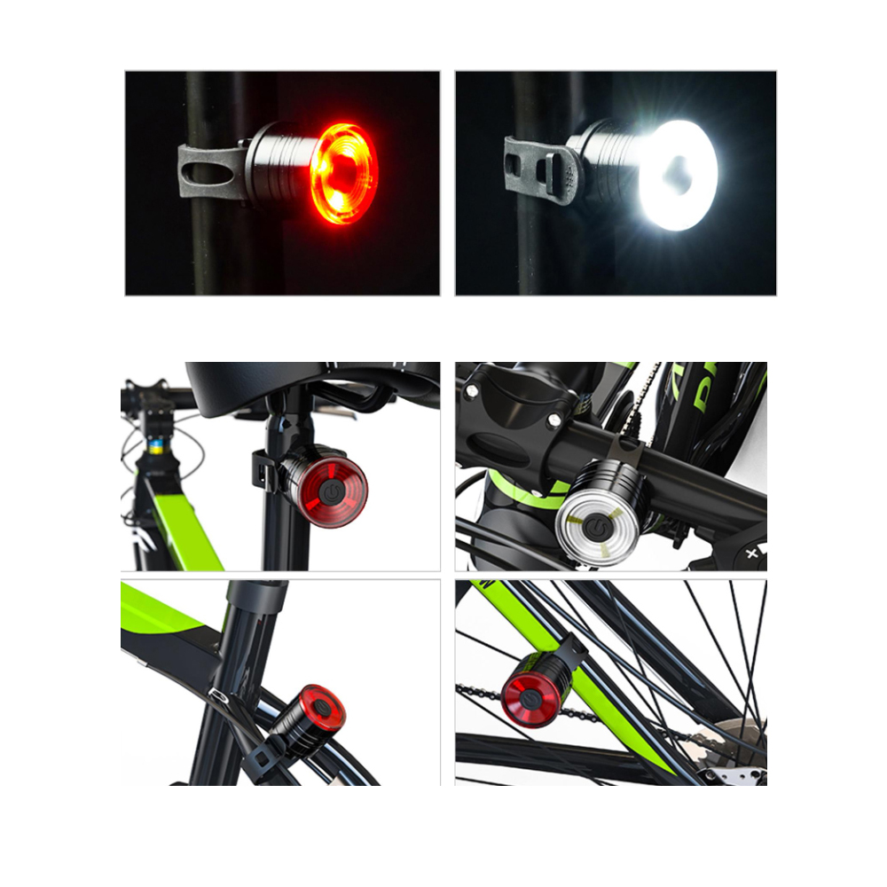 Sada 2 LED silikonových světel na kolo - náhľad 4