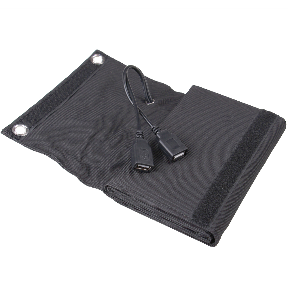 Skládací solární turistický panel 5V10W - náhľad 4