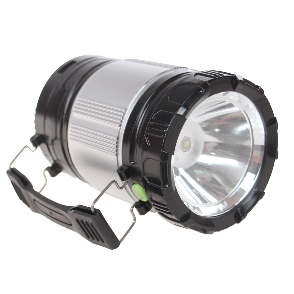 Solární kempingová lampa ZM-9599 černá - náhľad 3