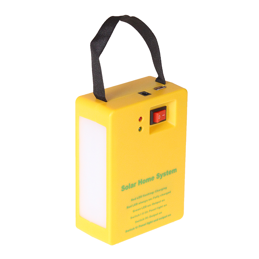 Solární mini přenosný systém 6300mAh - náhľad 2
