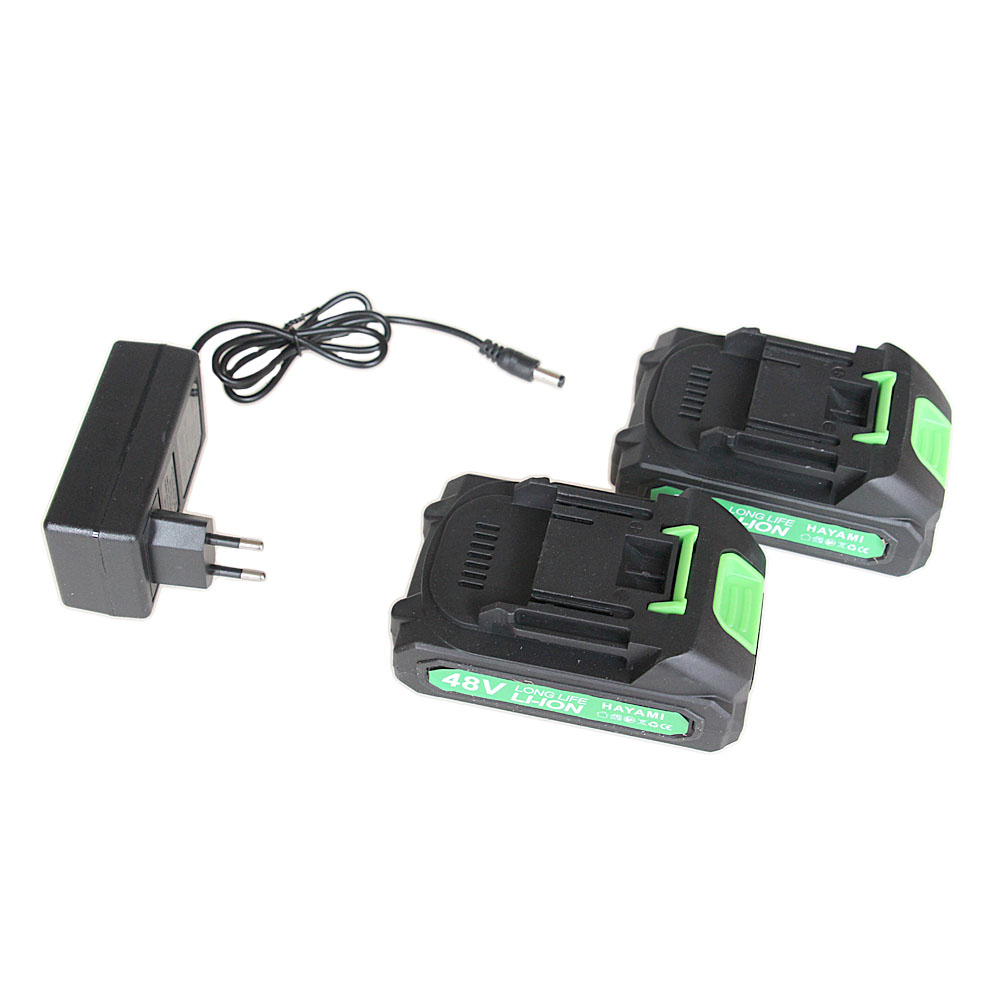 Aku sekačka HAYAMI 48V zelená - náhľad 2