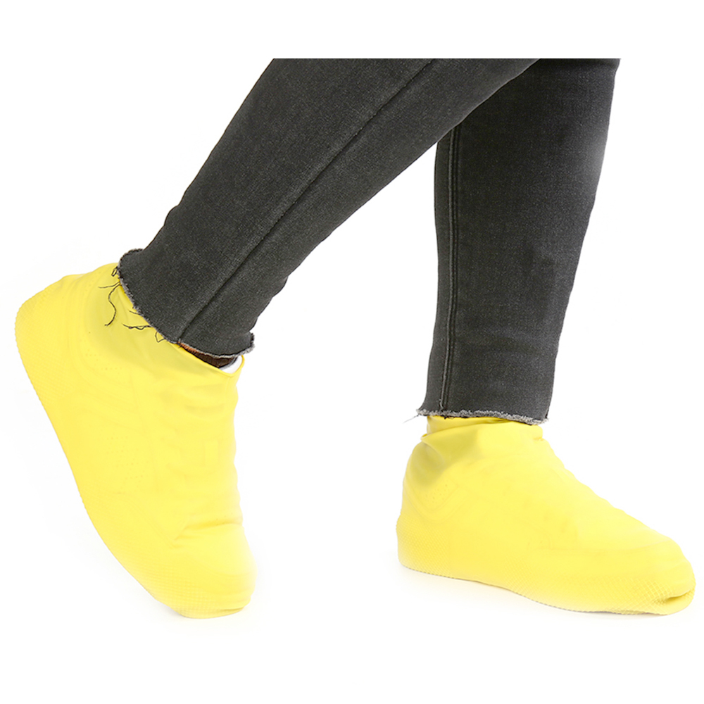 Voděodolné návleky na boty žluté L - náhľad 2