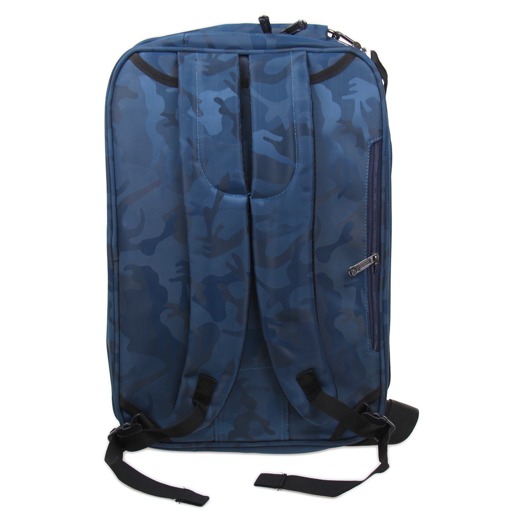 Brašna/batoh na notebook modrý maskáč - náhľad 3