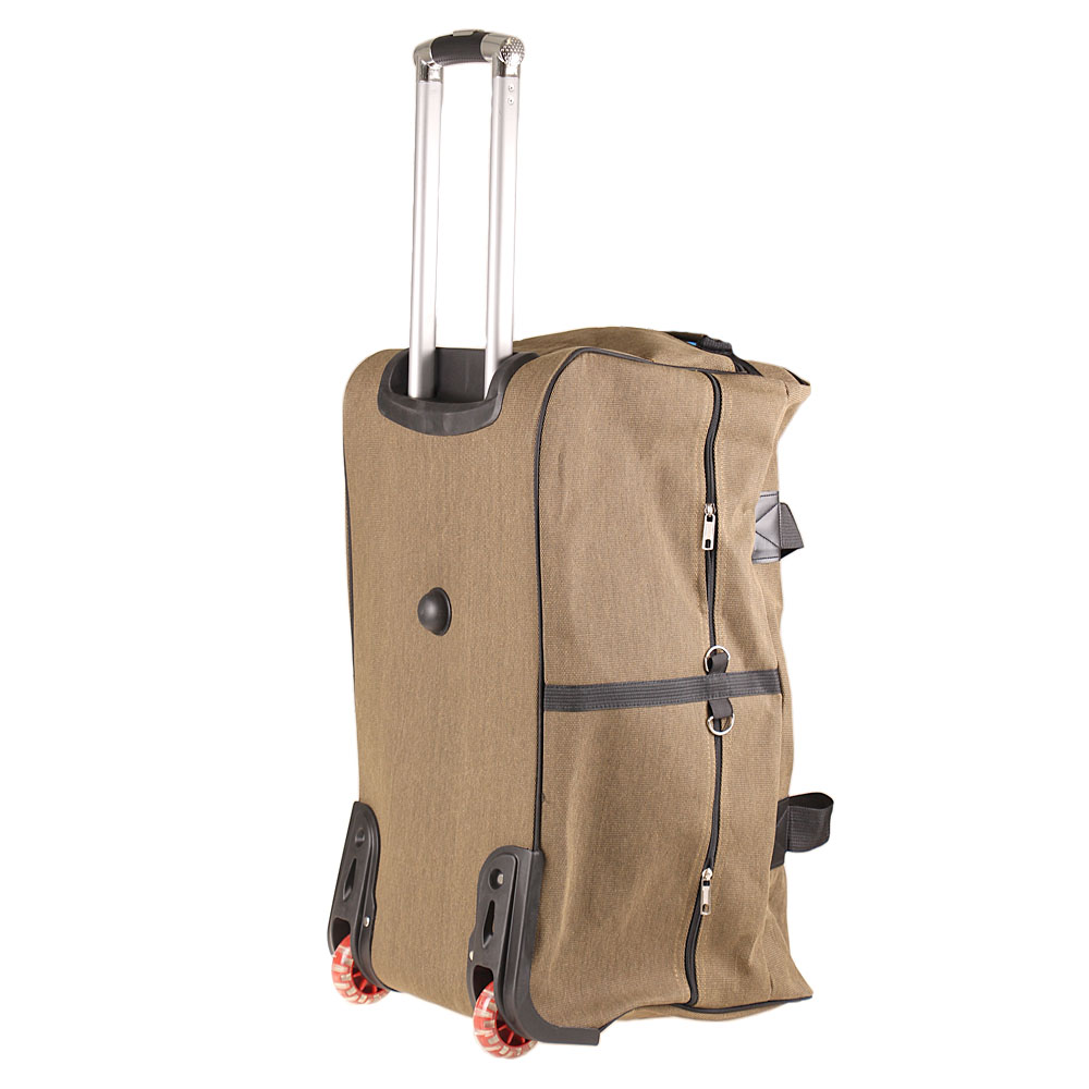 Cestovní taška na kolečkách 65 cm khaki - náhľad 2