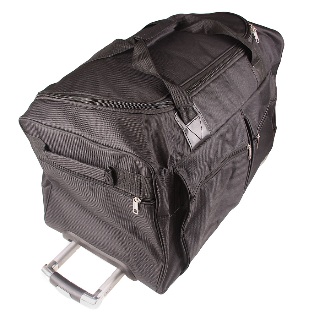 Cestovní taška na kolečkách 65 cm černá - náhľad 2