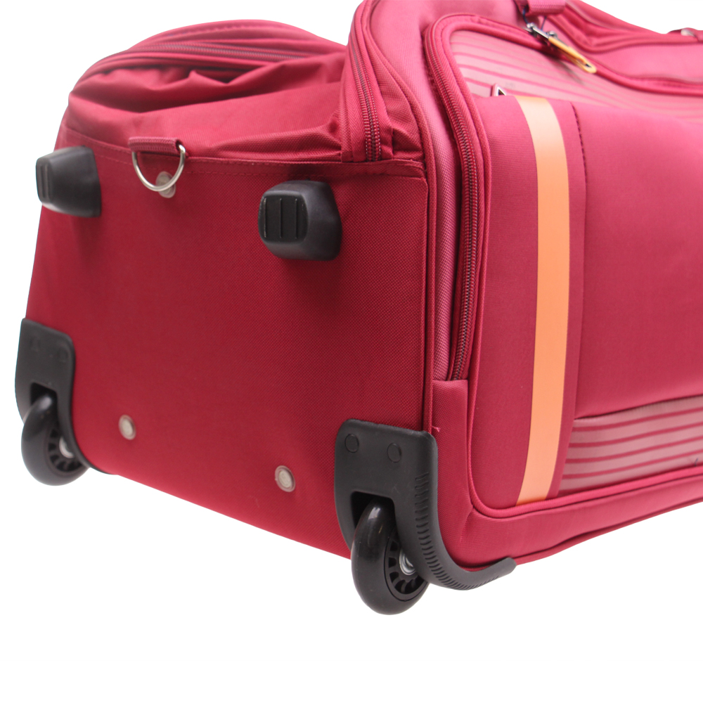 Cestovní taška na kolečkách malá červená - náhľad 5