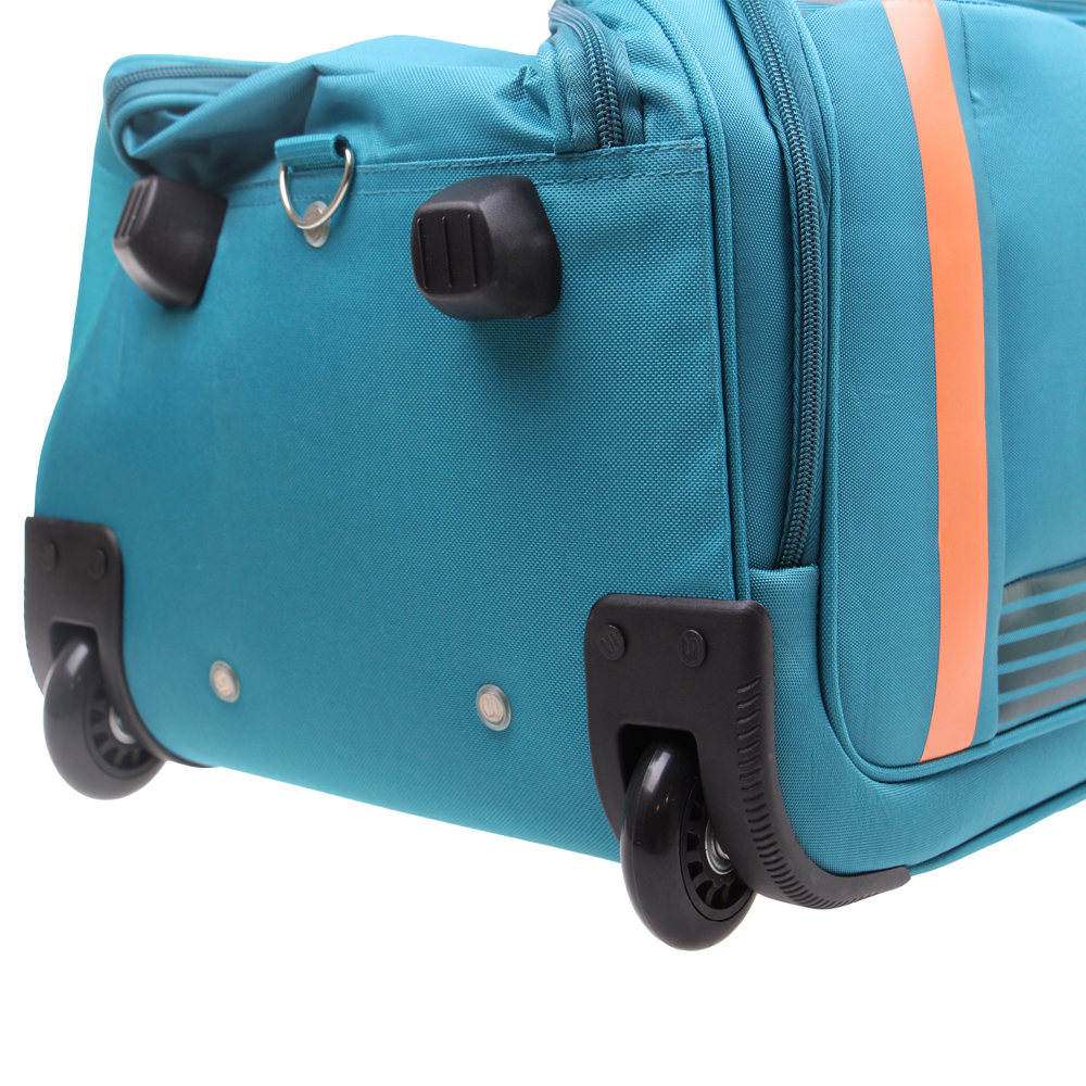 Cestovní taška na kolečkách malá světle modrá - náhľad 4