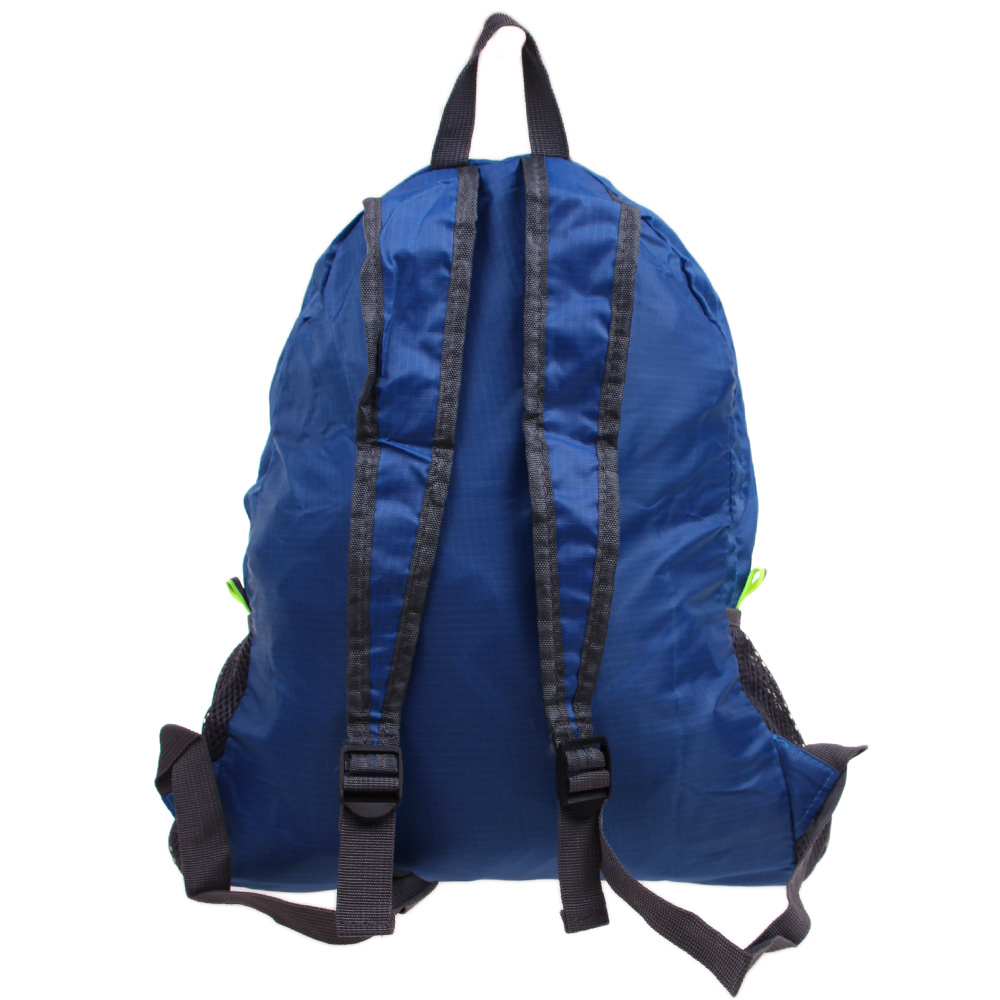 Skládací cestovní batoh modrý - náhľad 2