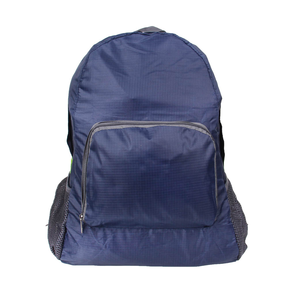 Skládací cestovní batoh tmavě modrý - náhľad 1