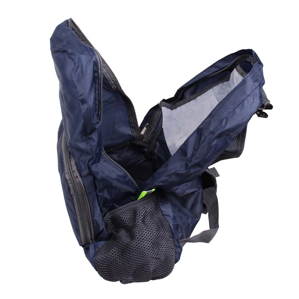 Skládací cestovní batoh tmavě modrý - náhľad 5