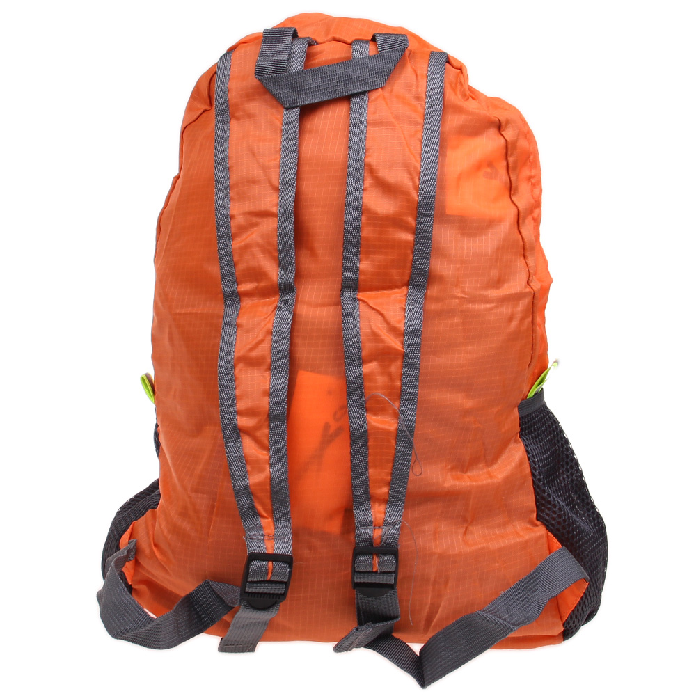 Skládací cestovní batoh oranžový - náhľad 2