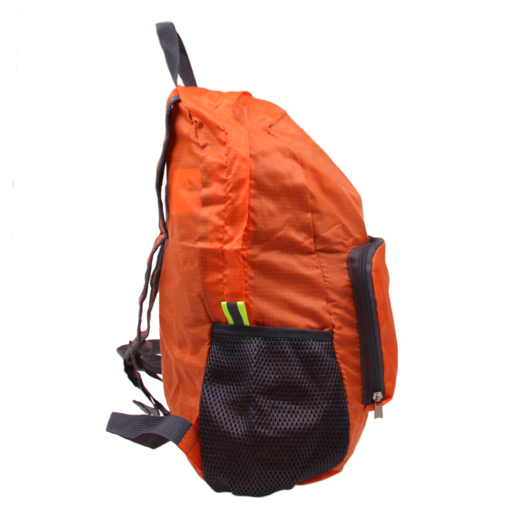 Skládací cestovní batoh oranžový - náhľad 3