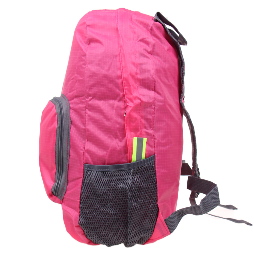 Skládací cestovní batoh růžový - náhľad 2