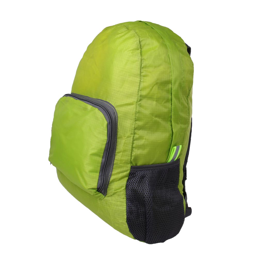 Skládací cestovní batoh zelený - náhľad 2