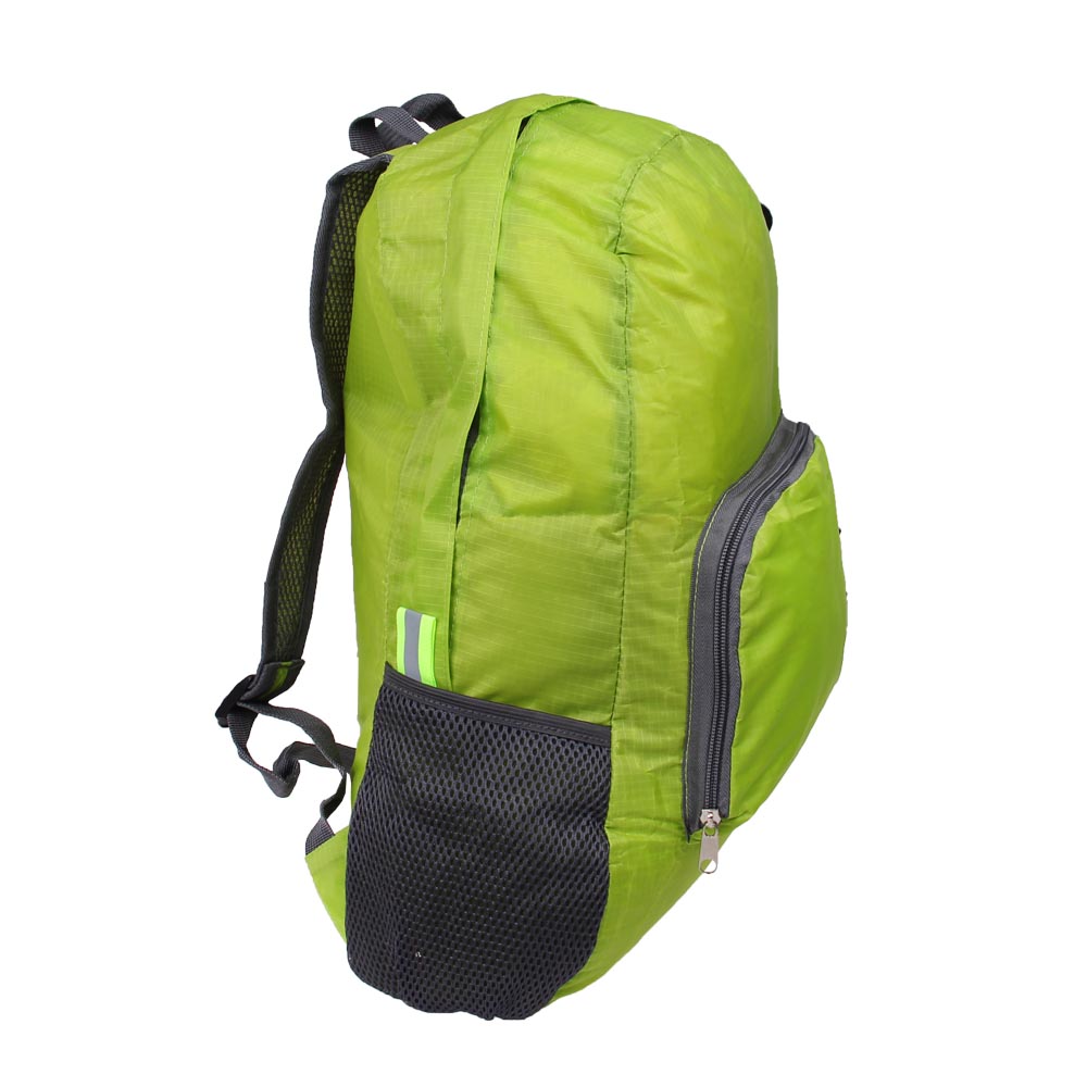 Skládací cestovní batoh zelený - náhľad 3