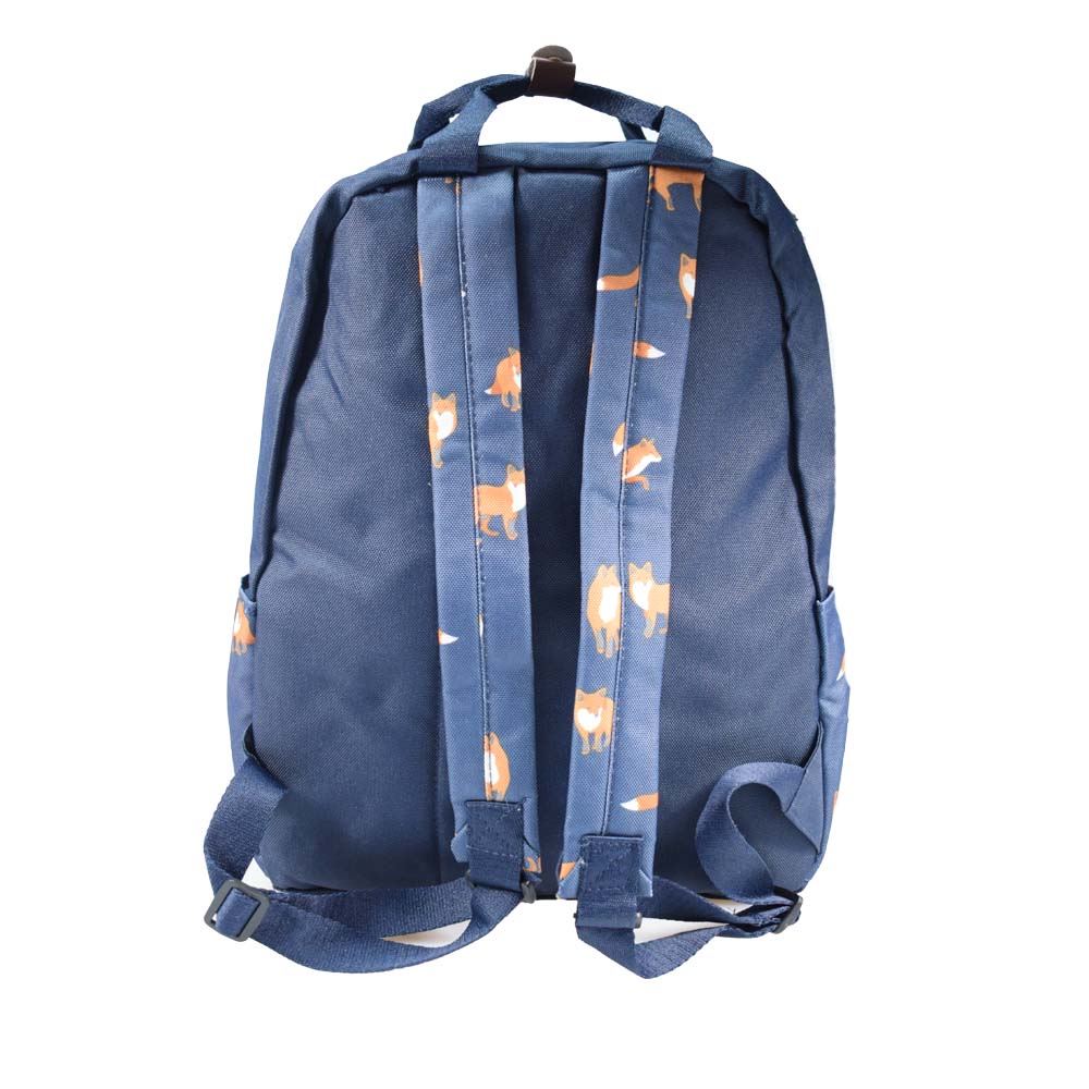 Batoh modrý s liškami s náplní školních potřeb - náhľad 2