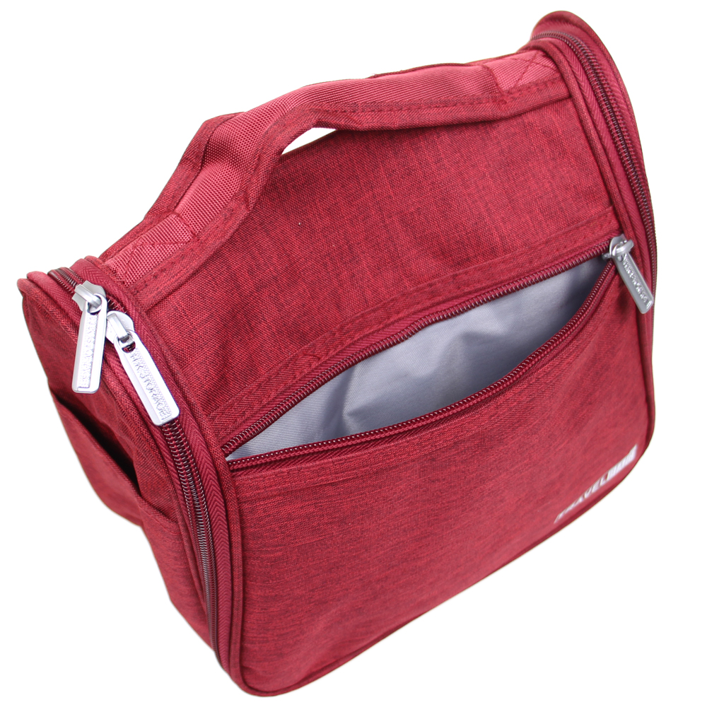 Kosmetická taška Travel Bag červená - náhľad 3