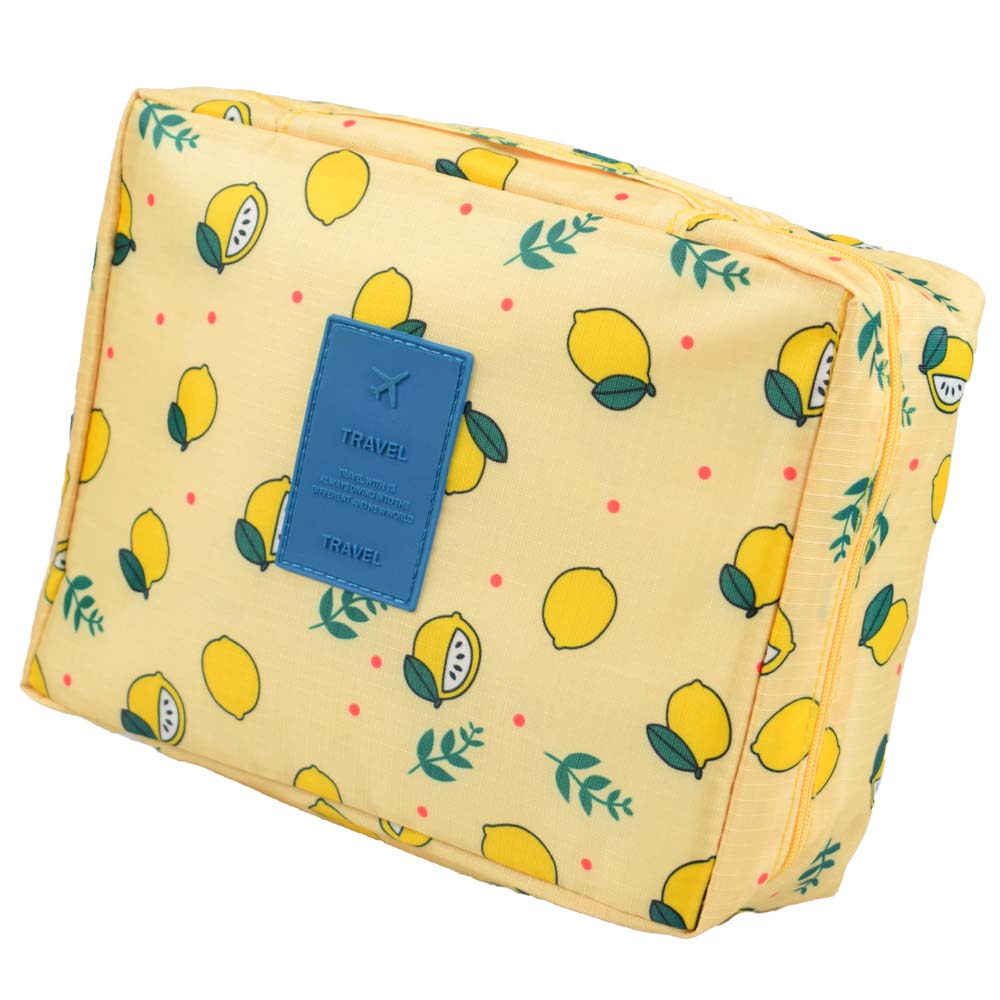 Kosmetická taška Travel žlutá s citróny - náhľad 2