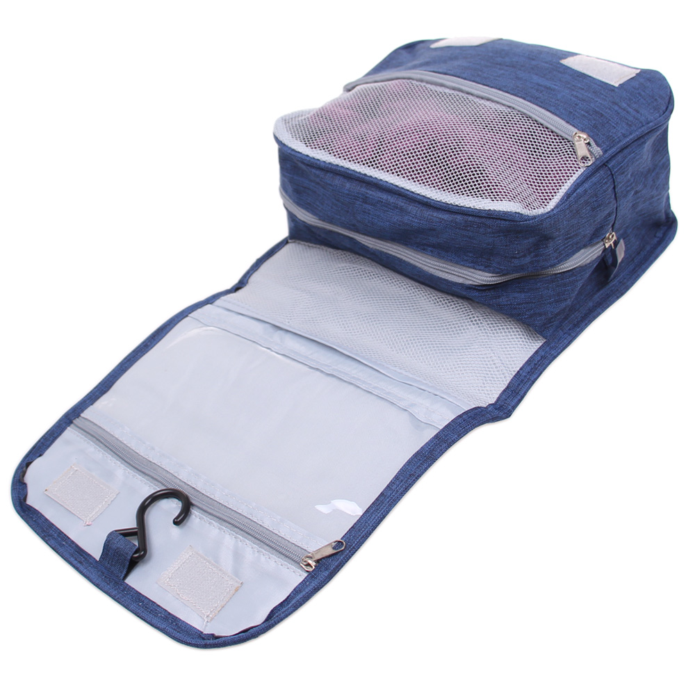 Kosmetická taška závěsná Travel Boxin tmavě modrá - náhľad 3