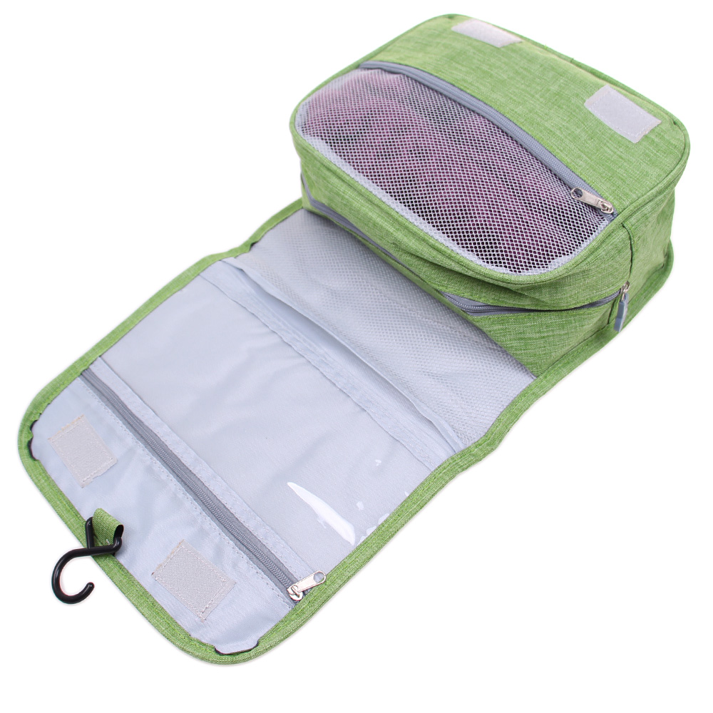 Kosmetická taška závěsná Travel Boxin zelená - náhľad 3