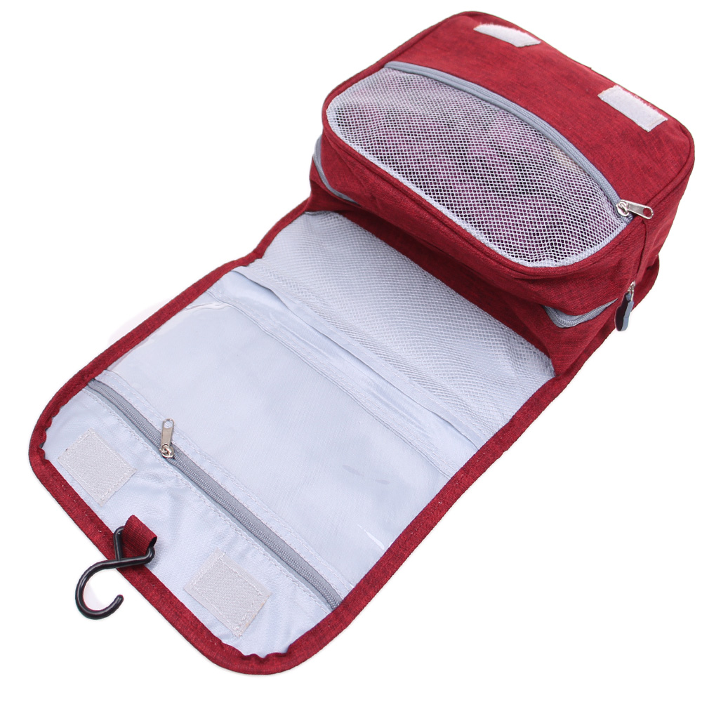 Kosmetická taška závěsná Travel Boxin červená - náhľad 3