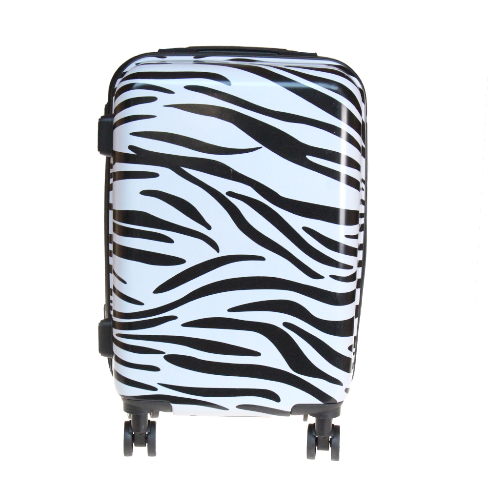 Sada 3 kufrů skořepinových (Zebra) - náhľad 1