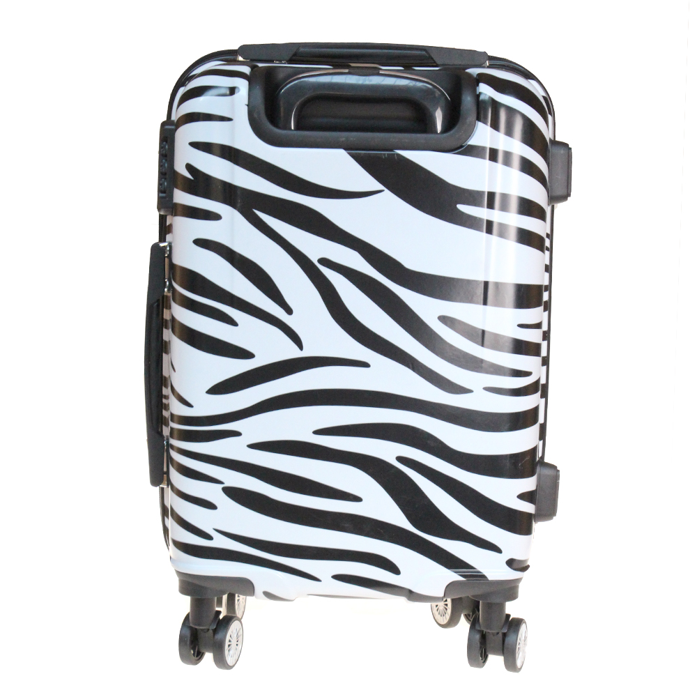 Sada 3 kufrů skořepinových (Zebra) - náhľad 3