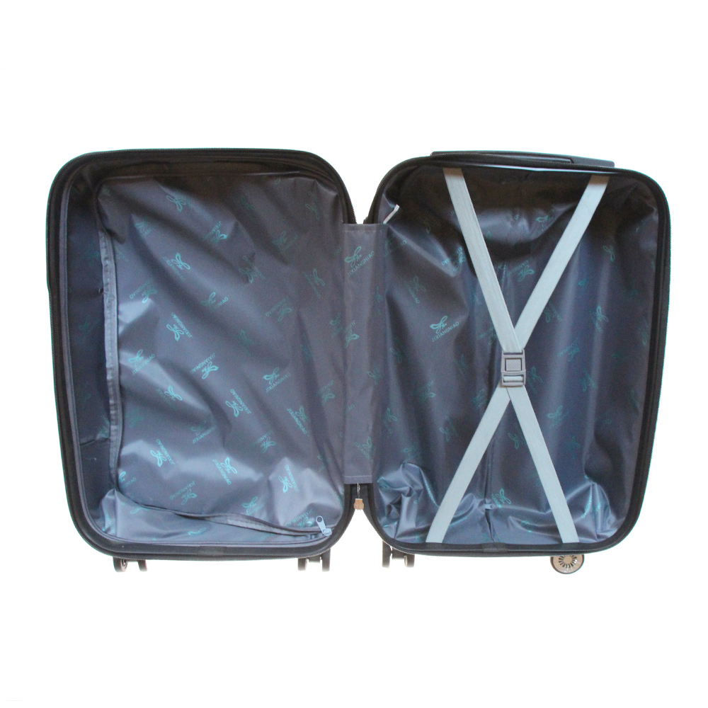 Sada 3 kufrů skořepinových (Zebra) - náhľad 4