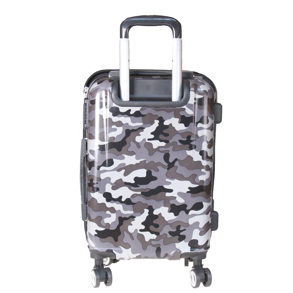 Sada 3 kufrů skořepinových LP35 (fialový maskáč) - náhľad 1