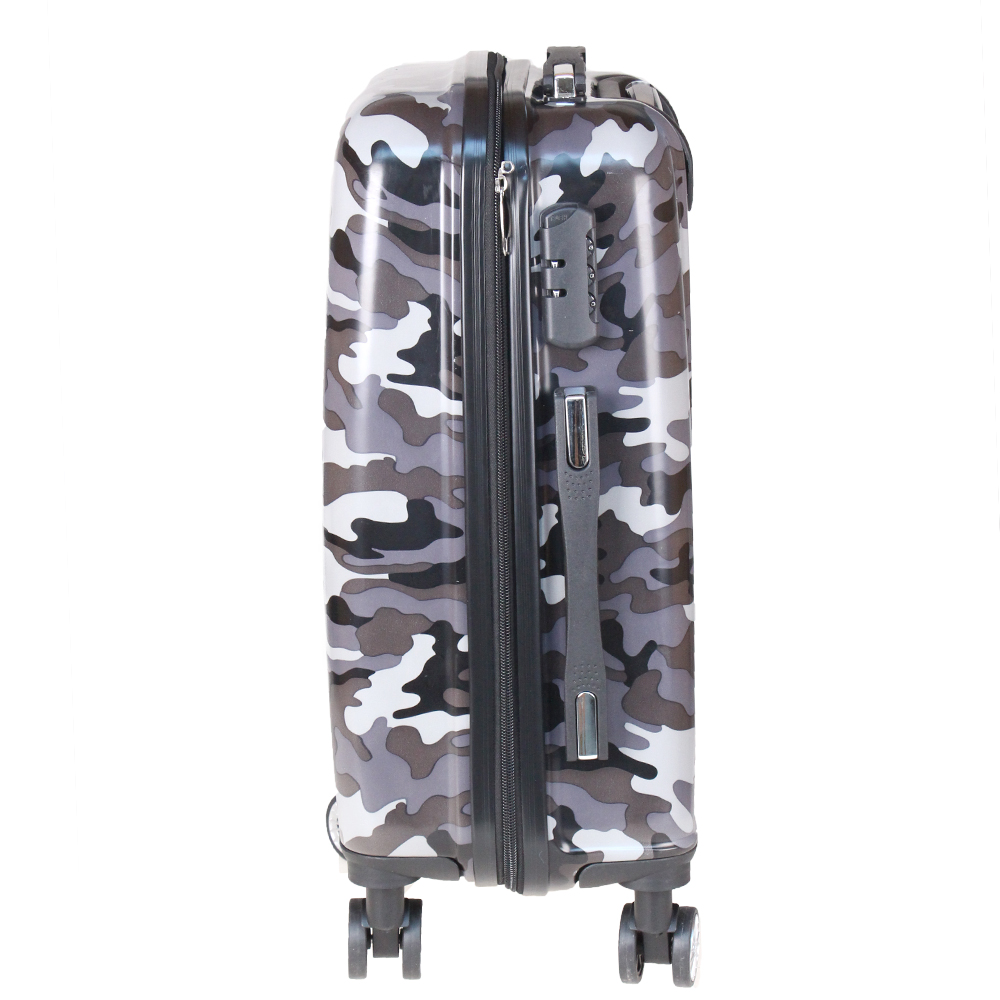 Sada 3 kufrů skořepinových LP35 (fialový maskáč) - náhľad 2