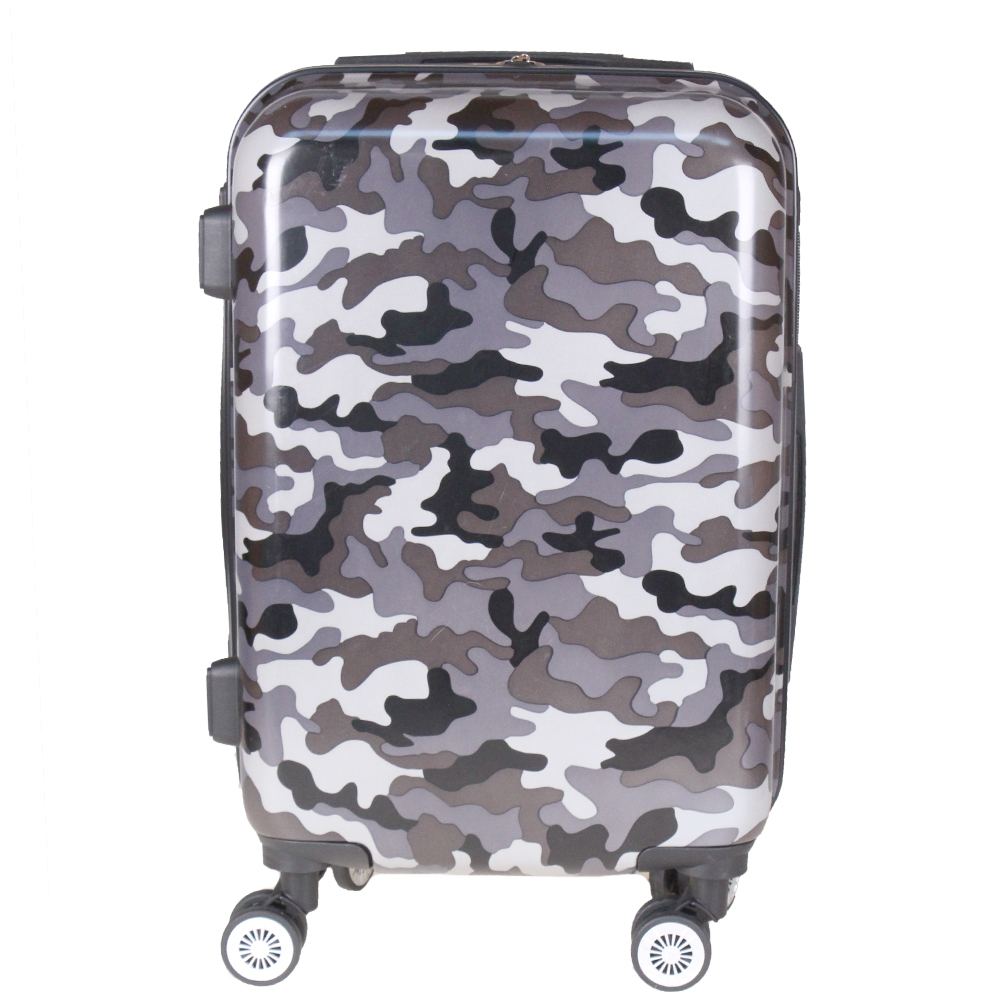 Sada 3 kufrů skořepinových LP35 (fialový maskáč) - náhľad 3