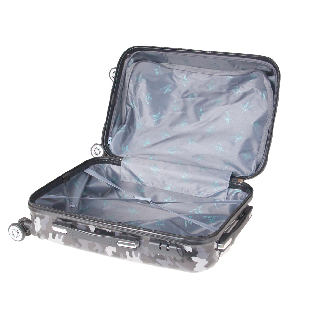 Sada 3 kufrů skořepinových LP35 (fialový maskáč) - náhľad 4