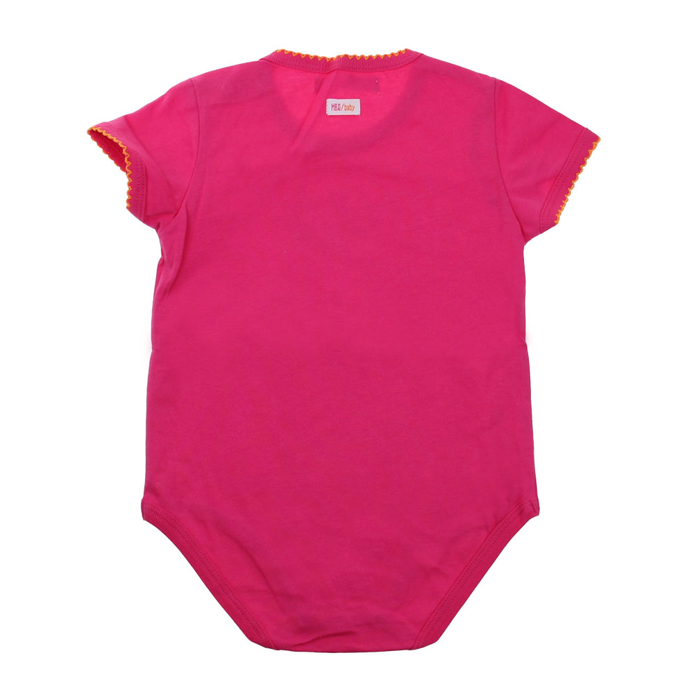 Dívčí kojenecké body růžové 80 - náhľad 2