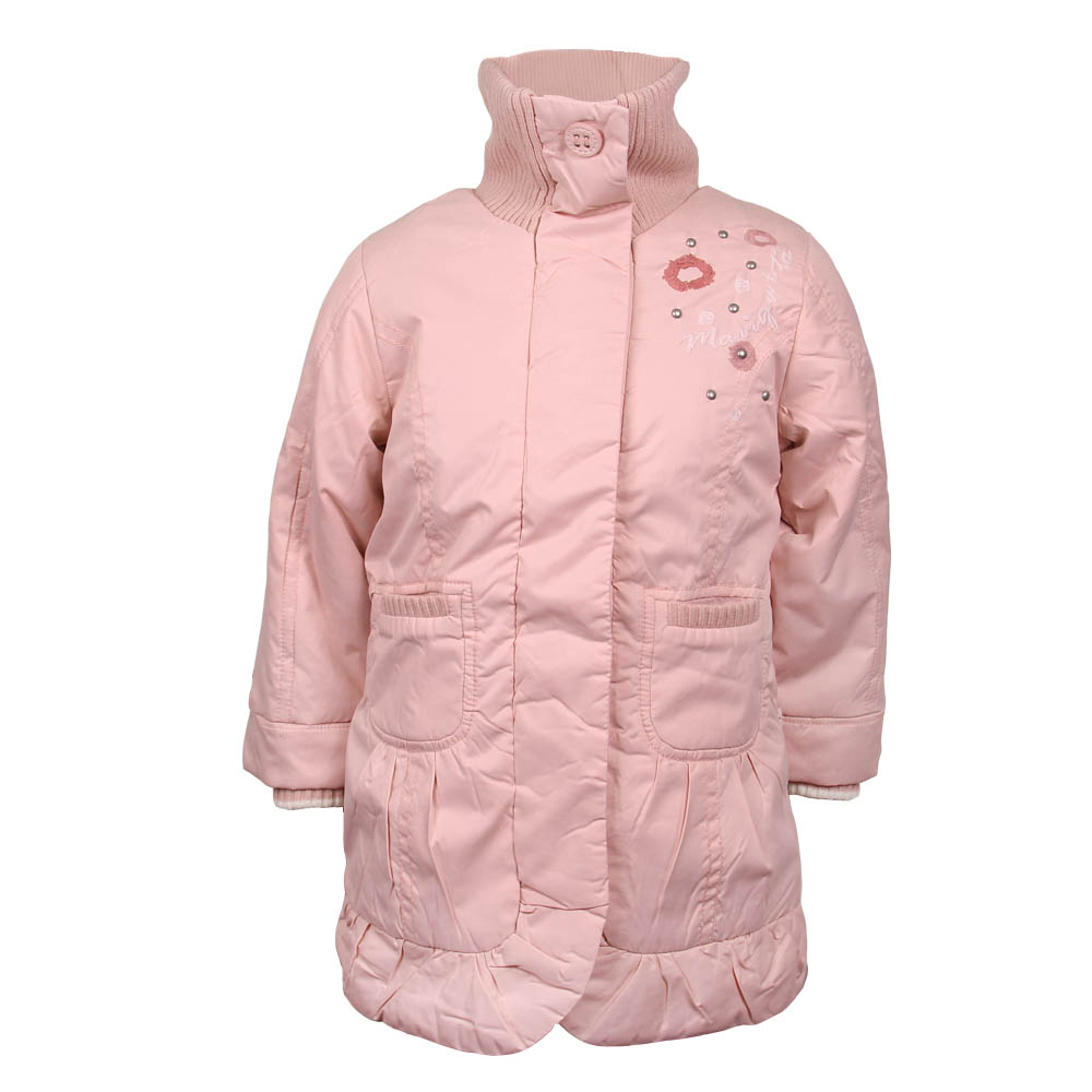 Dívčí bunda a vesta v jednom růžová vel. 98 - náhľad 1